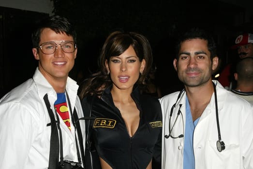 Joel Summer with Kerri Kasem and Mike Kasem
at the AirParty Hollywood Halloween Bash to benefit the Trevor Project. Henson Studios, Los Angeles, CA. 10-30-05