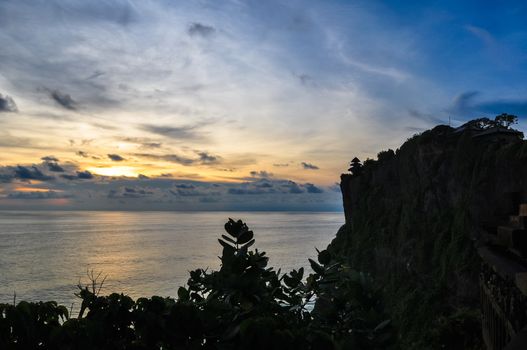 south Coast at Uluwatu temple, Bali, Indonesia.