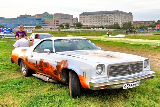 MOSCOW, RUSSIA - JULY 6: Amrican car Chevrolet El Camino exhibited at the annual International Motor show Autoexotica on July 6, 2012 in Moscow, Russia.