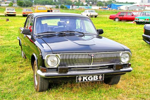 MOSCOW, RUSSIA - JULY 6: Soviet motor car GAZ-24-34 Volga exhibited at the annual International Motor show Autoexotica on July 6, 2012 in Moscow, Russia.