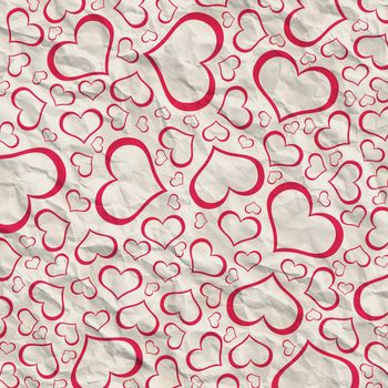 Abstract background of hearts. The concept of Valentine's Day