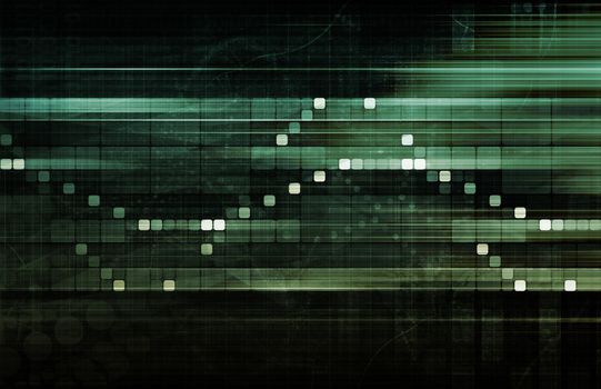 Business Technology Concept on Worldwide Report View