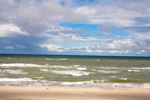 Baltic sea near Curonian Spit
