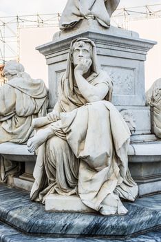 statue in Gendarmenmarkt square, Berlin