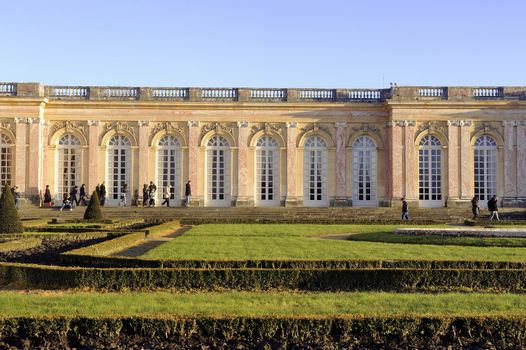 Versailles, the Grand Trianon in the park of the castle of Versailles