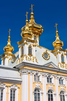 Church Of Great Peterhof Palace, Saint Petersburg, Russia