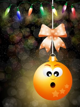 illustration of Christmas ball