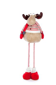 a Reindeer for Christmas on a white background