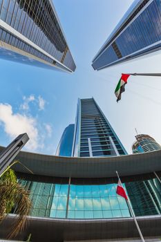 Skyscrapers in Abu Dhabi, United Arab Emirates