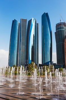 Skyscrapers in Abu Dhabi, United Arab Emirates