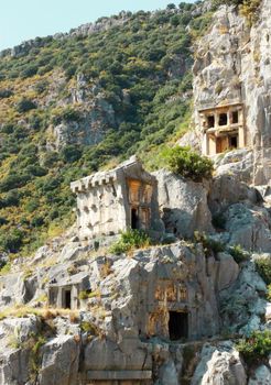 Ancient dead town in Myra Demre Turkey