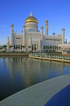 Sultan Omar Ali Saifudding Mosque, Bandar Seri Begawan, Brunei, Southeast Asia