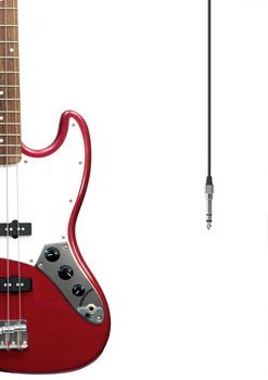 Musical equipment isolated against a plain background