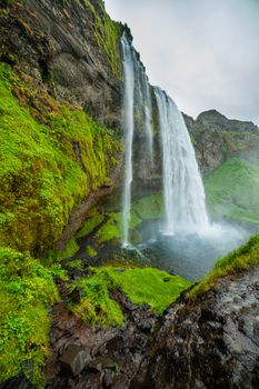 Seljalandsfoss - famous waterfall in southern Iceland