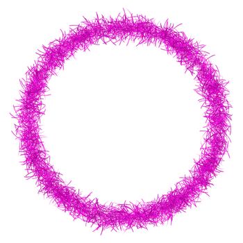 pink christmas tinsel texture background blank for text