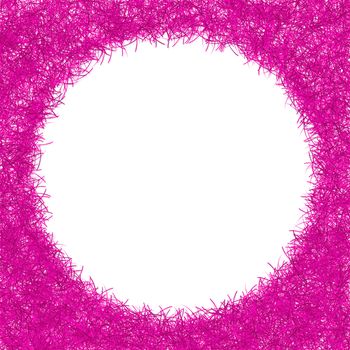 pink christmas tinsel texture background blank for text
