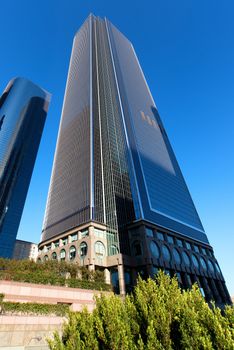 Modern skylines in downtown, Los Angeles, California, USA