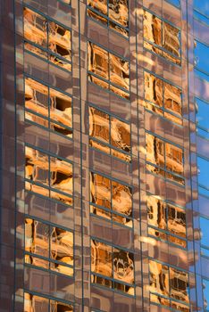 Modern building in downtown, Los Angeles, California, USA