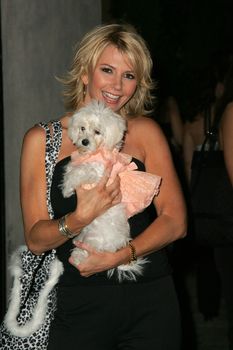 Tamie Sheffield arriving on Sunset Blvd. at the In Touch Pets and their Stars Party with her horse "Playboy," Cabana Club, Hollywood, CA 09-21-05