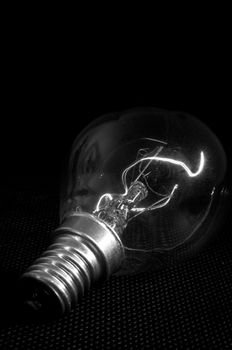 Light bulb blowing out