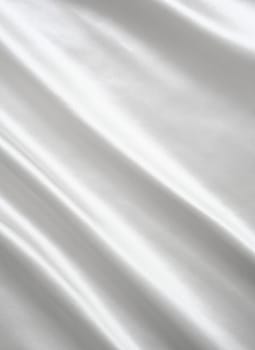 Smooth elegant white silk can use as wedding background 
