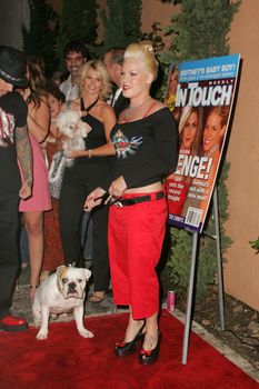 Pink at the In Touch Presents Pets And Their Stars Party, Cabana Club, Hollywood, CA 09-21-05