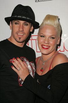 Carey Hart and Pink at the In Touch Presents Pets And Their Stars Party, Cabana Club, Hollywood, CA 09-21-05