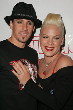 Carey Hart and Pink at the In Touch Presents Pets And Their Stars Party, Cabana Club, Hollywood, CA 09-21-05