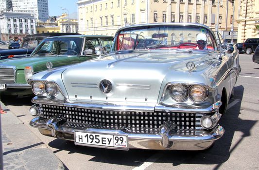 MOSCOW, RUSSIA - JUNE 2: American vehicle Buick Limited competes at the annual L.U.C. Chopard Classic Weekend Rally on June 2, 2013 in Moscow, Russia.