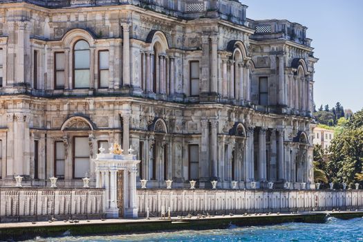 Beylerbeyi Palace along the Bosphorus Strait in Istanbul