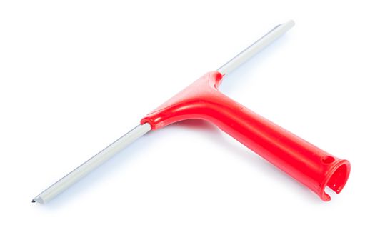 red window squeegee isolated