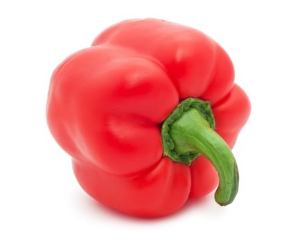 Fresh bell pepper isolated on white background