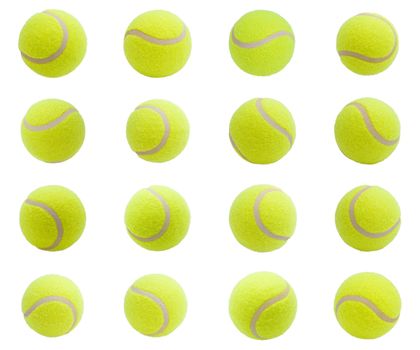 Nice Tennis balls isolated on white background