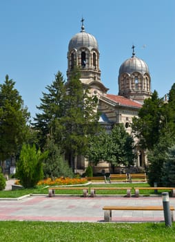 The old church in the centre of Byala town, North Bulgaria