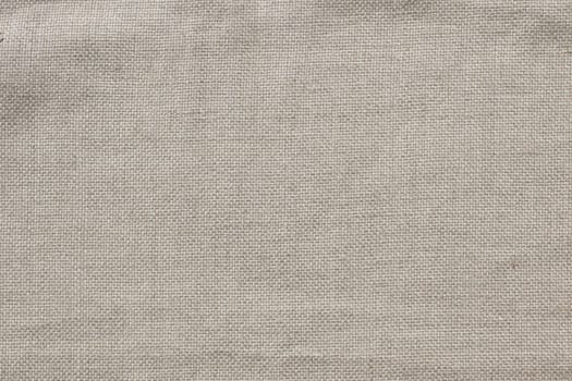 Linen canvas fabric background, real natural material