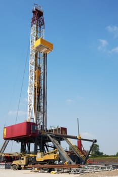 Big petrol exploration drilling machine