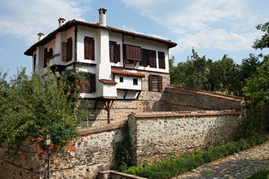 Traditional house from the Bulgarian revival period in Zlatograd town, South Bulgaria, Rhodope mountains