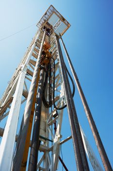 Big petrol exploration drilling machine top part