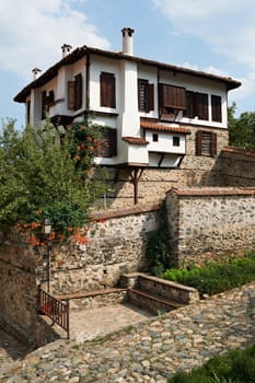 Traditional house from the Bulgarian revival period in Zlatograd town, South Bulgaria, Rhodope mountains