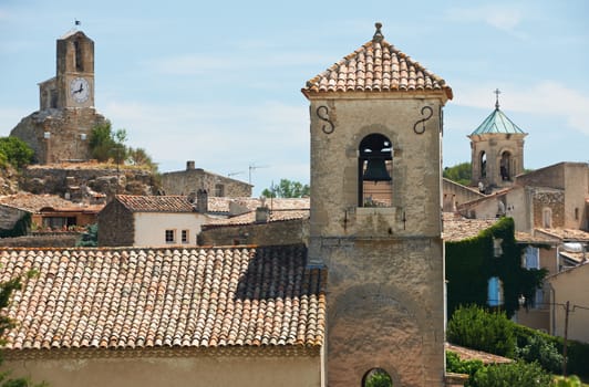 Ancient village of Lourmarin, South France, Provence, region of Luberon