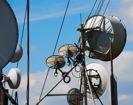 Communication antennas and wires