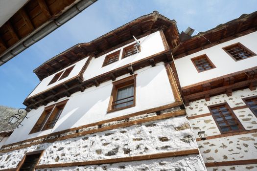 Traditional houses from Shiroka laka village, Bulgaria