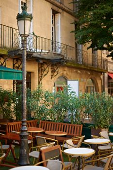 Little restaurant in the center of Aix en provence, France