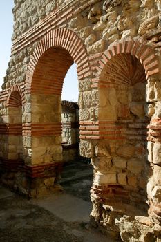 Ruins from an old church in Nessebar, Bulgaria