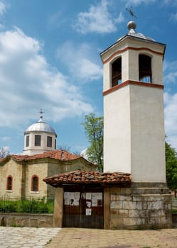 The chirch with the bell tower in the village of Kipilovo, Bulgaria