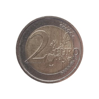 Two Euro coin currency of the European Union