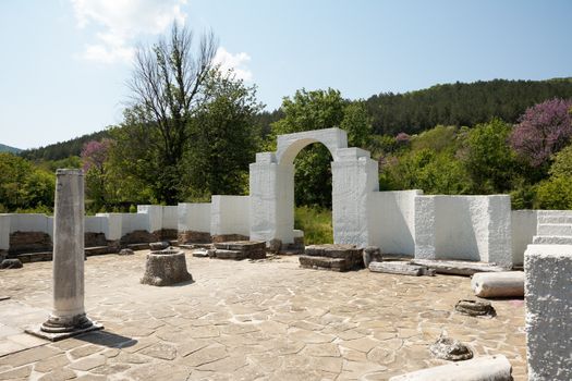 Remains of White church Preslav fortress, Bulgaria