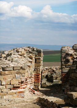 Northern gate in Markelly fortress near the town of Karnobat, Bulgaria