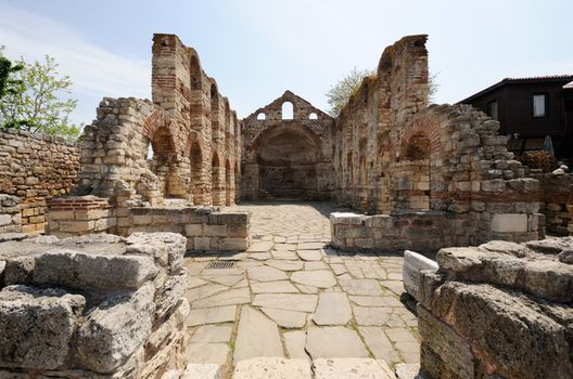 St. Sofia basilica in the old Nessebar town, Bulgaria