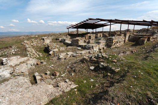 Markelly fortress near the town of Karnobat, Bulgaria